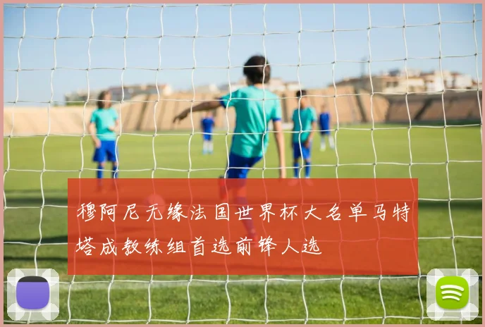 穆阿尼无缘法国世界杯大名单马特塔成教练组首选前锋人选